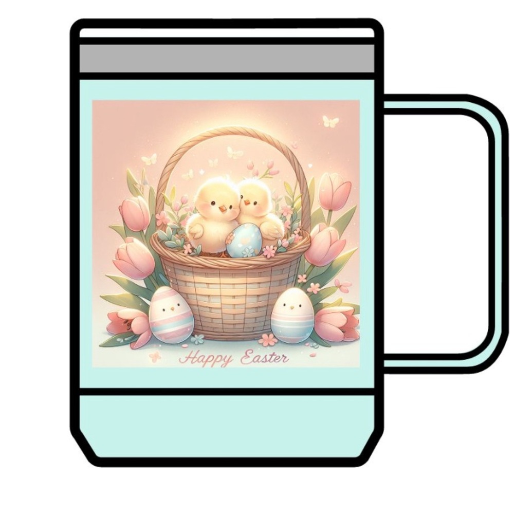 Easter Coffee Mug Tumbler, 15oz